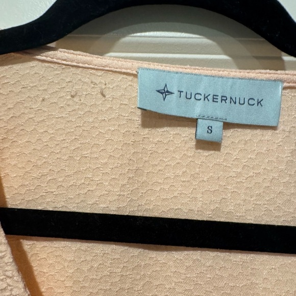 Tuckernuck Peach Easton Blouse Size Small - Picture 4 of 7